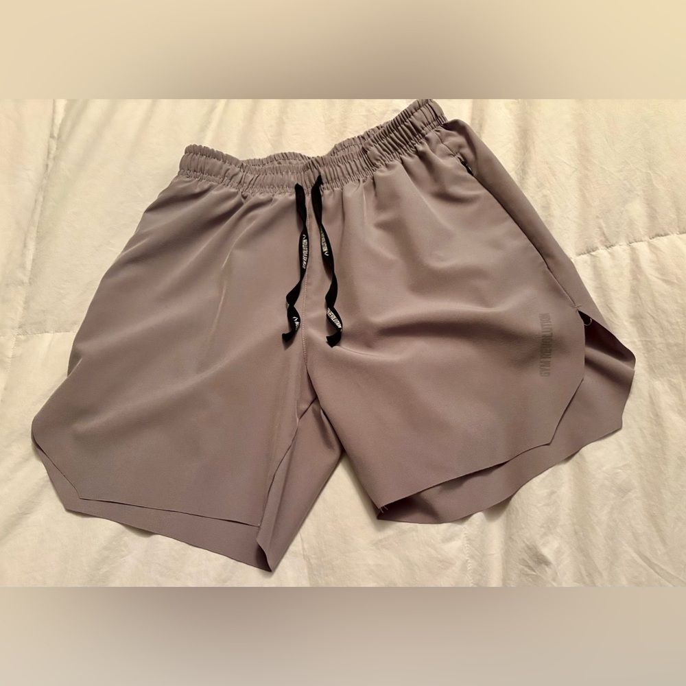 Revolution Men's Gray Athletic Shorts